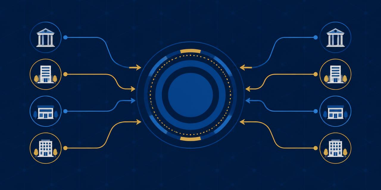 Settlement balances flowing from credit unions into a pooled corporate liquidity hub.